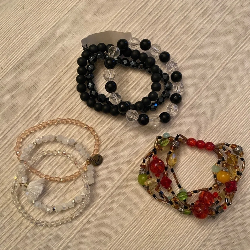 Assorted Beaded Bracelets